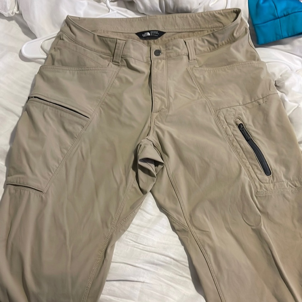 North face tan pants,